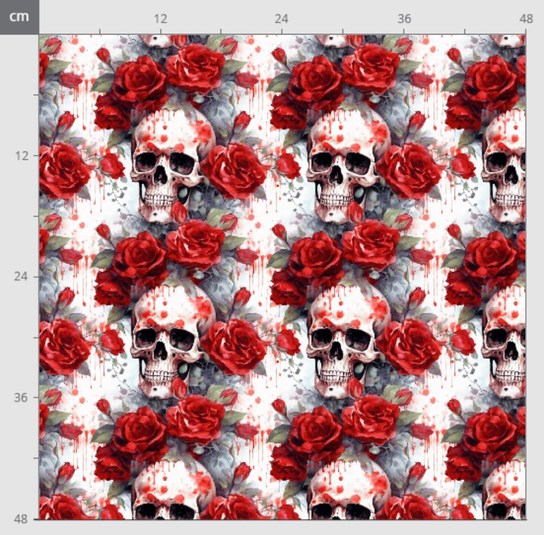 Rosen Totenkopf Halloween